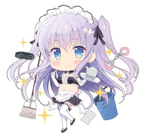 そんなわけでメイドさんなキヌタソウさん
コミ1あわせでアクキーになる予定です～

#フラワーナイトガールイラスト 