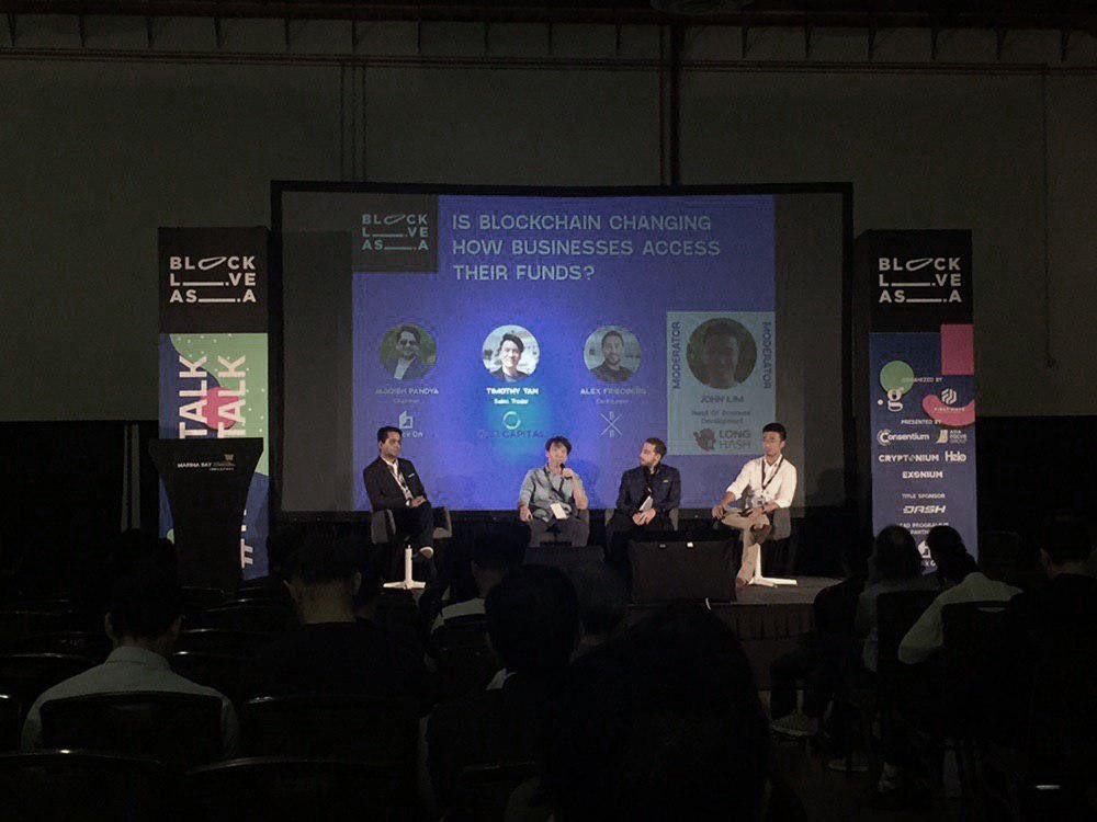 QCPgroup's tweet photo. Our trader Timothy Tan was on the panel at Block Live Asia discussing how blockchain is changing businesses #BlockLiveAsia https://t.co/z7rNj67fFH