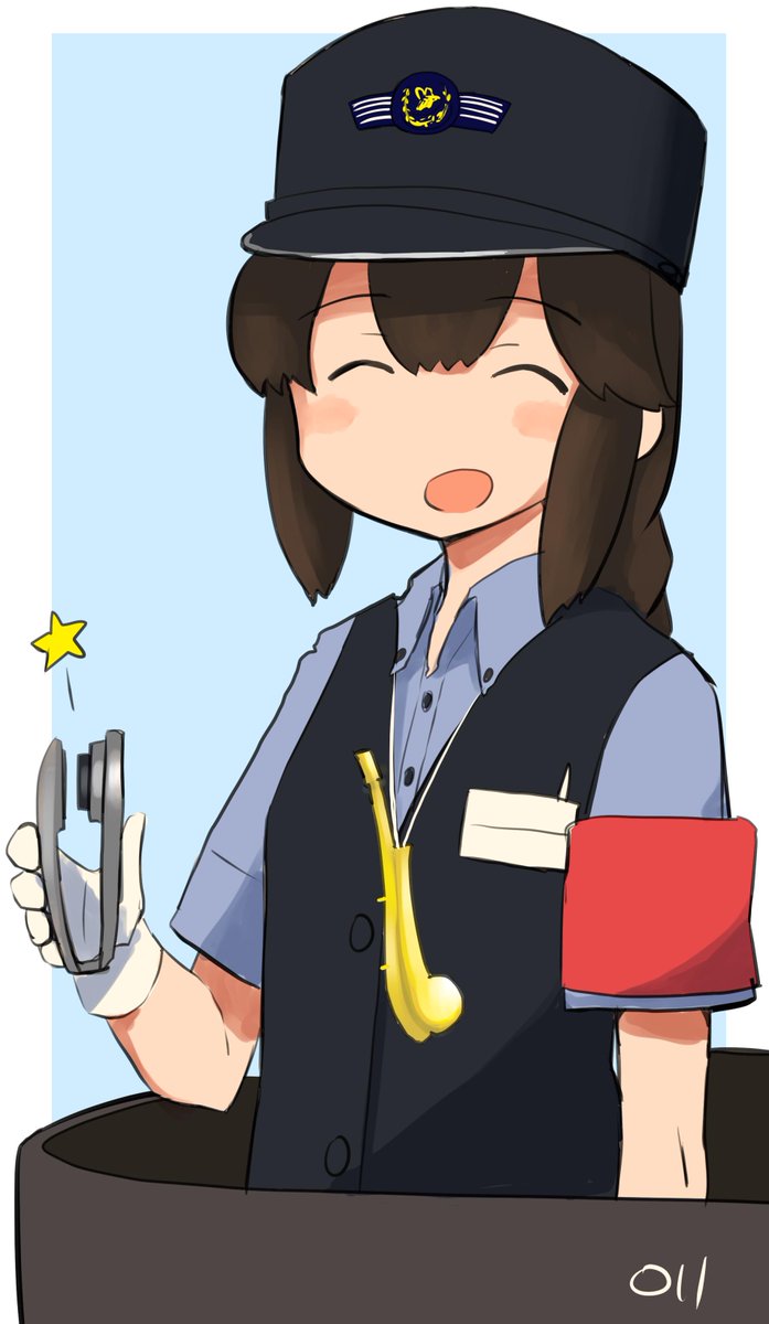 ma_rukan's tweet photo. 磯波ちゃんに改札鋏で威嚇されたい https://t.co/A0BOzhHY8C