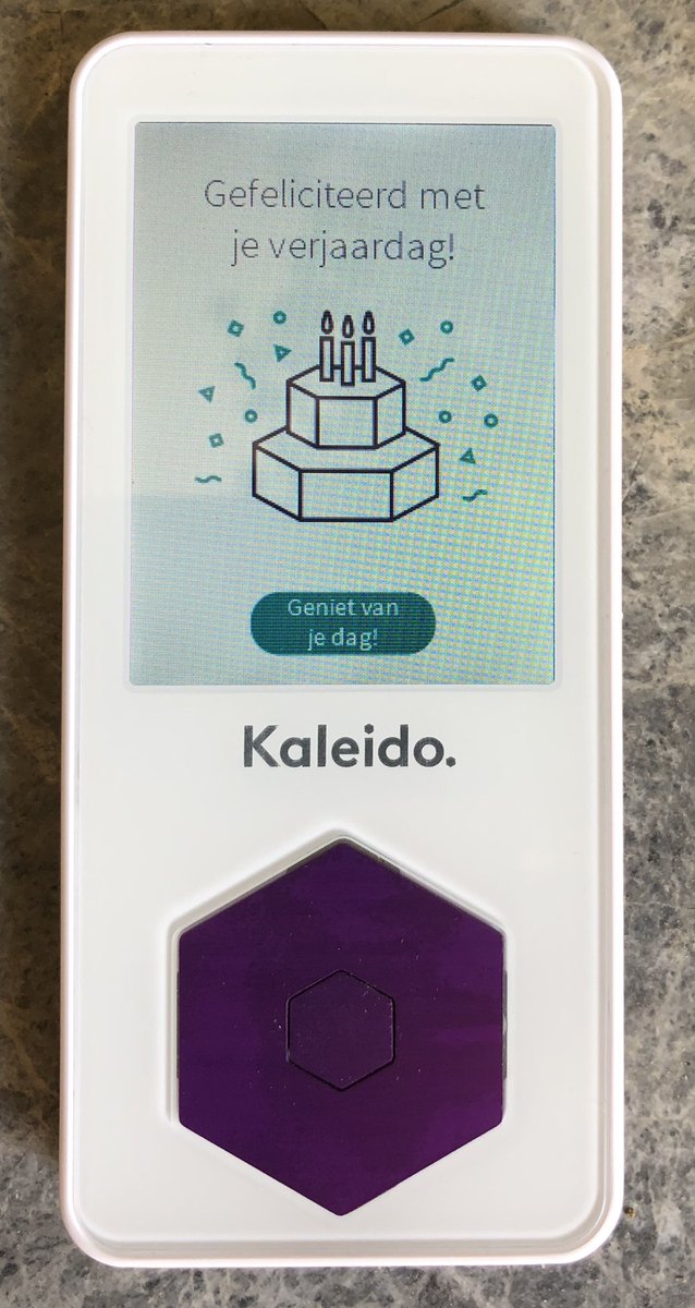 Inge_Huitema's tweet photo. It’s my Birthday 🎈 Thanks @HeyKaleido it’s the little things dat makes me smile 😁 https://t.co/Qc0FyEAFyv