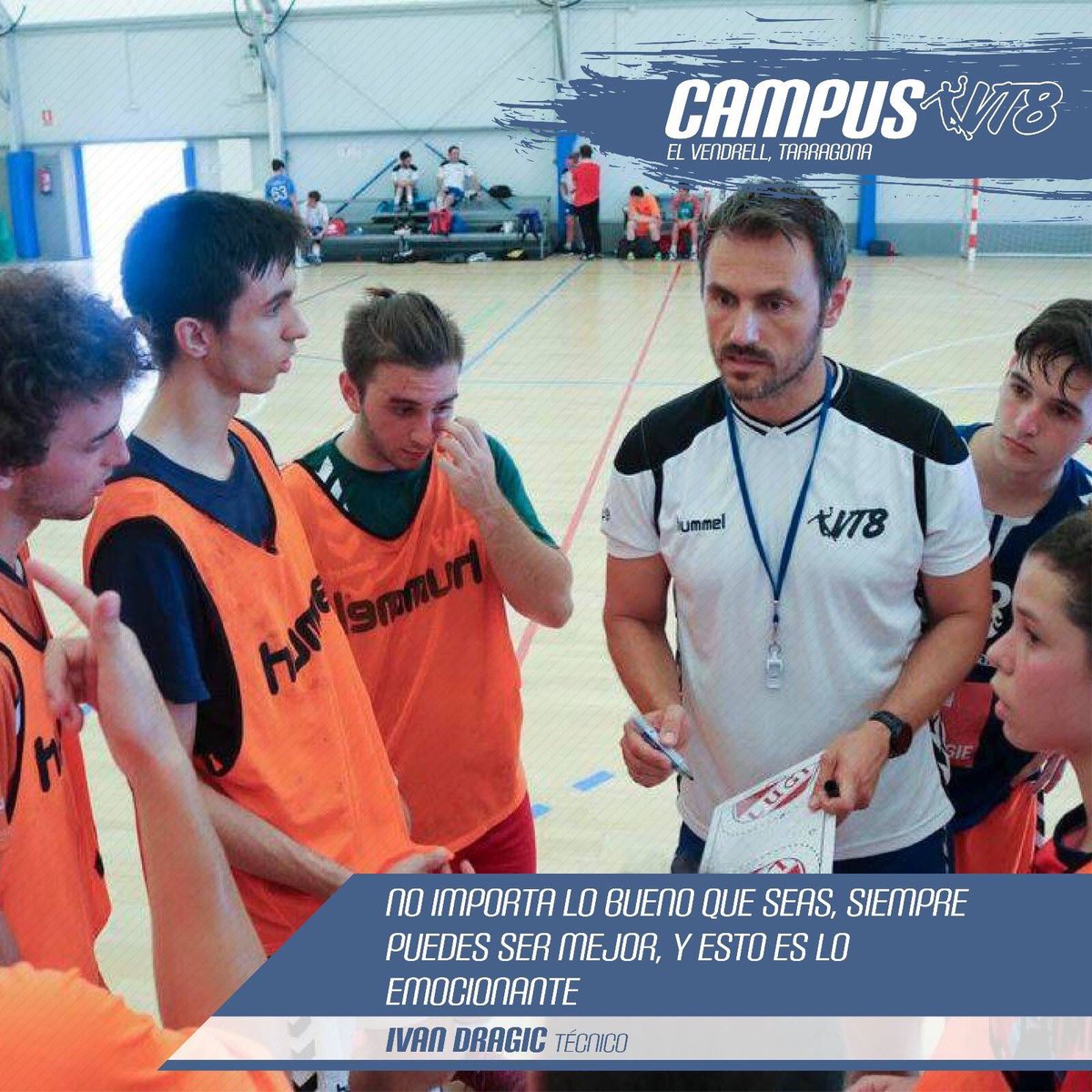 mcadens's tweet photo. #STAFFVT8 | ”No importa lo bueno que seas, siempre puedes ser mejor, y esto es lo emocionante”
👉🏽 @ivandragic 
#campusVT8 #LaFamiliaVT8 🤾🏼‍♀️🤾🏻‍♂️ https://t.co/yBMsK5VmqS