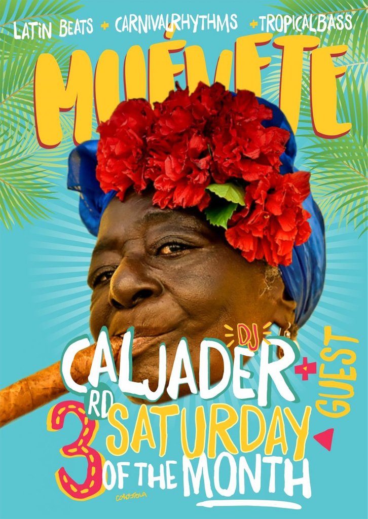 Latin beats. Carnival rhythms. Tropical vibes. #Muévete, our monthly fiesta is back! See you from 10pm on Saturday!