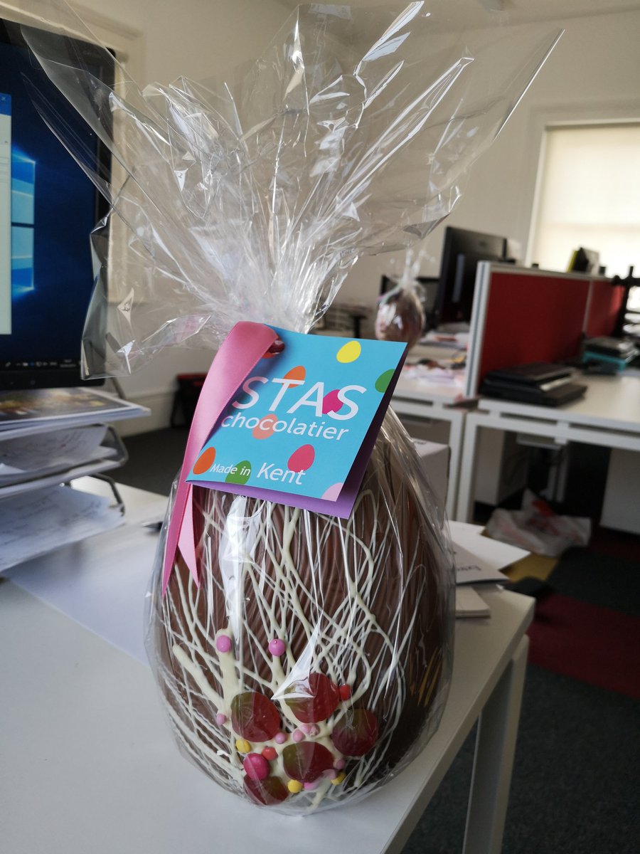 How lucky are we at <a href="/redbrickteam/">Red Brick Research</a>?! This egg is bigger than my head! Cheers <a href="/TimAtRedBrick/">Tim Daplyn</a> - my kids will be so jealous 😊