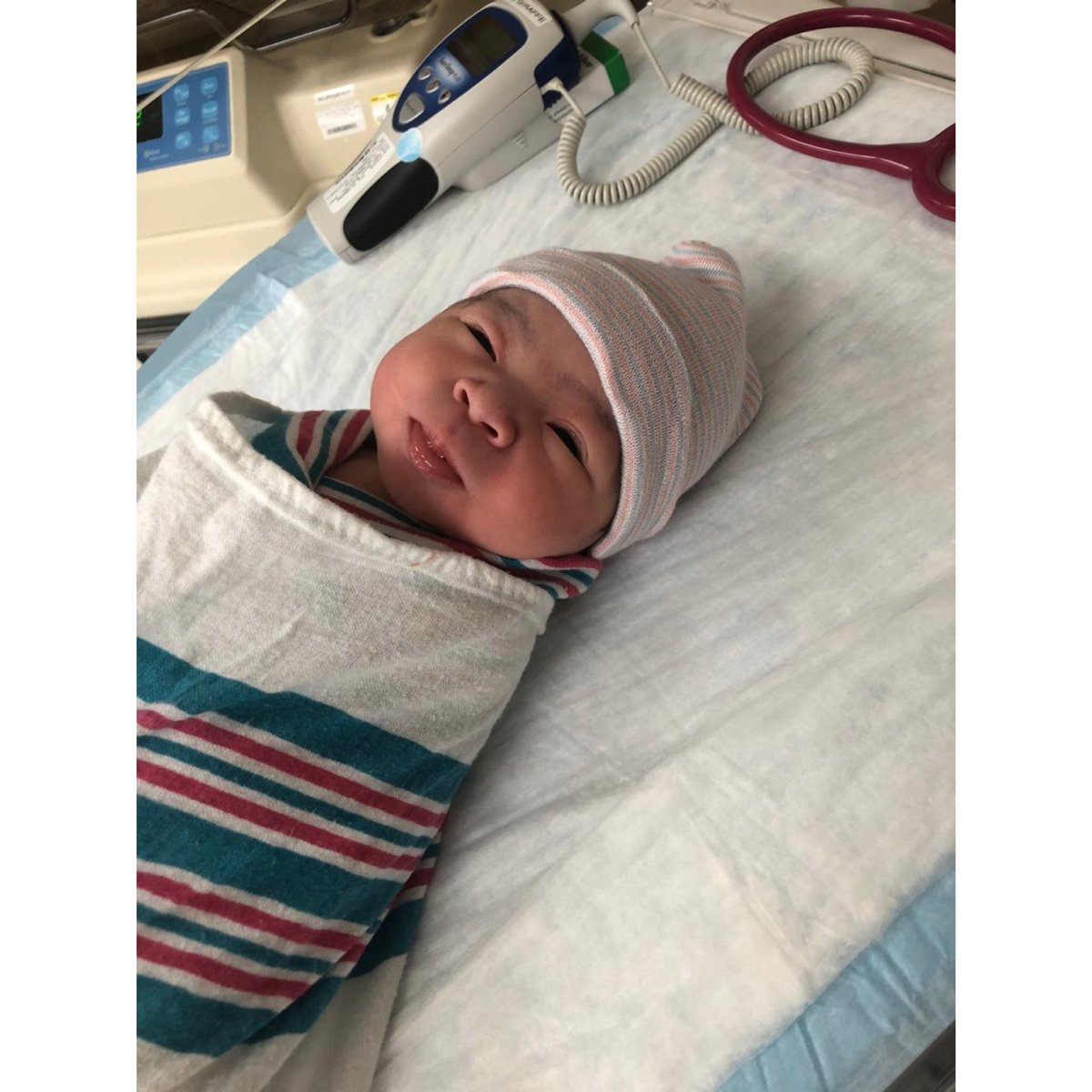 adriannadpc's tweet photo. Without the rain, there would never be any rainbows. Our rainbow baby finally made his grand entrance. Although things did not go as planned, we are extremely thankful and blessed to have our little sonshine here happy and healthy. Mommy and daddy love you so much sonson 💙🌈✨ https://t.co/Xvk0Yqz4qb