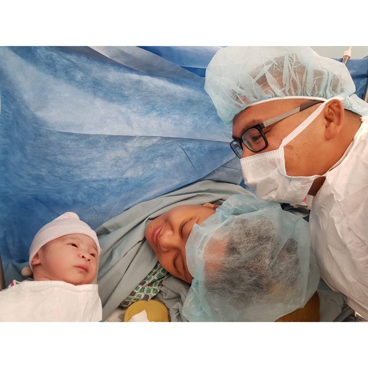adriannadpc's tweet photo. Without the rain, there would never be any rainbows. Our rainbow baby finally made his grand entrance. Although things did not go as planned, we are extremely thankful and blessed to have our little sonshine here happy and healthy. Mommy and daddy love you so much sonson 💙🌈✨ https://t.co/Xvk0Yqz4qb