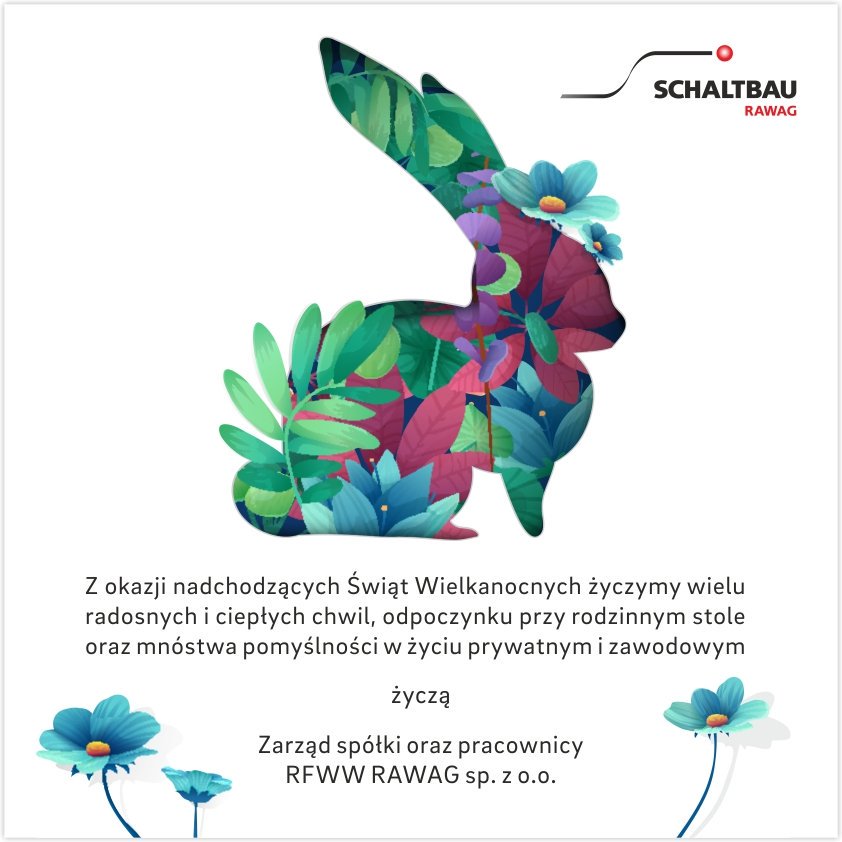 Wesołych Świat Wielkanocnych życzy cały zespół SCHALTBAU RAWAG!