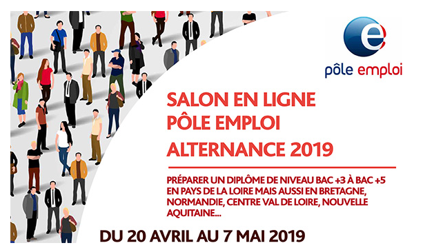 MarieAndreJOULA's tweet photo. [VOUS CHERCHEZ UNE #ALTERNANCE ? 😃 ] Ne ratez pas le salon en ligne de @poleemploi_PDL !!! Des opportunités 🤩vous sont proposées dans de nombreux secteurs d’activité sur l’ensemble de la région #PaysDeLaLoire 👉 https://t.co/5p055jDJJ6 #recrutement https://t.co/z31MPCoTKa