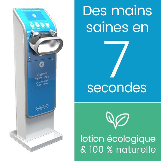 EVERCLEAN_Fr's tweet photo. Ecological hands disinfection, for taking care of #health in corporations. 7 seconds for reducting common diseases. Come to try our innovation on booth M44-N43 at #SAET2019 With @IssFrance @achatsetenvironnementdetravail @europropre #prevention #facilitymanagement #europropre https://t.co/Fdr83IqgdT