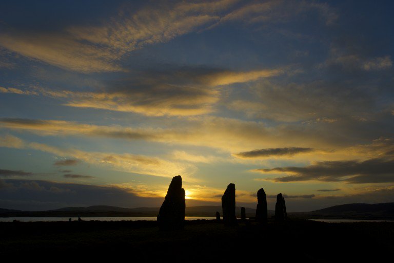 HistEnvScot's tweet photo. Skara Brae, Maeshowe, the Stones of Stenness and the Ring of Brodgar together make up the Heart of Neolithic #Orkney. These ancient, enthralling landscapes give us exceptional insights into the society, skills and spiritual beliefs of the people who built them. #WorldHeritageDay https://t.co/rciHjeFQqs