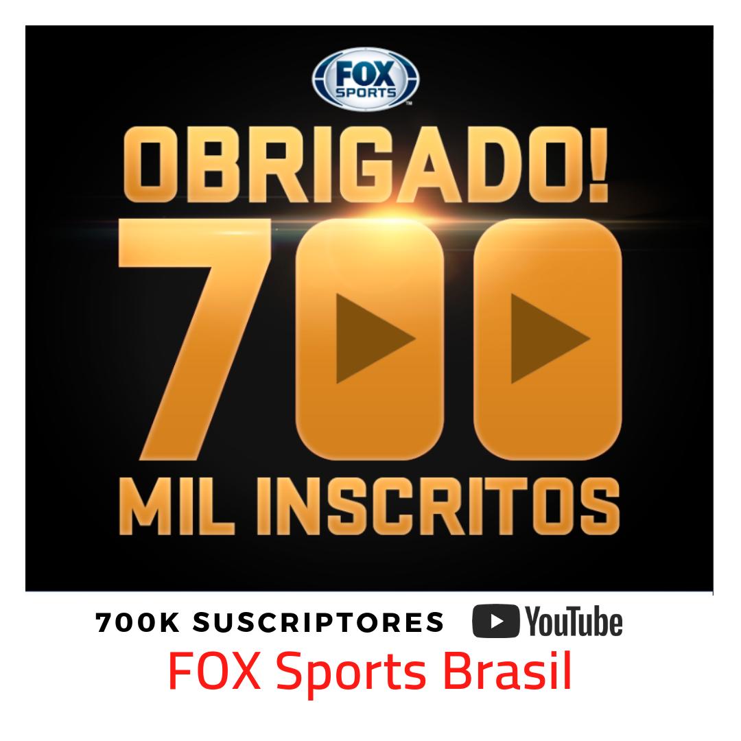 SquaredPoints's tweet photo. Nuestro cliente @FoxSportsBrasil ha llegado los 700K 🥳 Parabéns companheiros💪🏽 #SquaredPoints #network #youtube #ChannelManagement #PremiumChannels #Sports https://t.co/6iIkXPyiuj