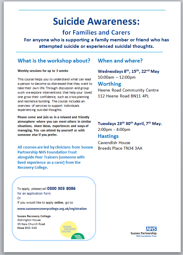 Sussex Recovery College tweet media