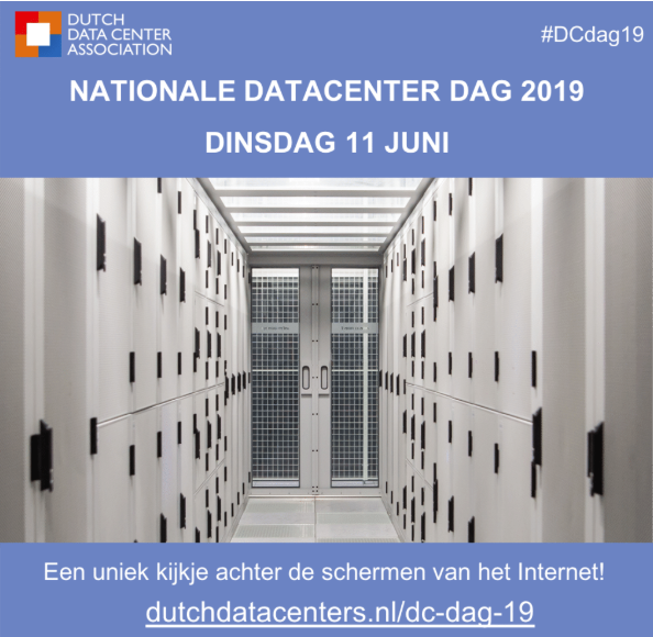 DutchDatacenter's tweet photo. Na het grote succes van voorgaande jaren openen verschillende datacenters ook dit jaar hun deuren voor nieuwsgierigen tijdens Nationale Datacenter Dag. Kijk op onze websites welke datacenters mee doen! https://t.co/vAhsD05dvx #DCdag19 #datacenter #datacenterdag #internet https://t.co/dpwpGc6Om4