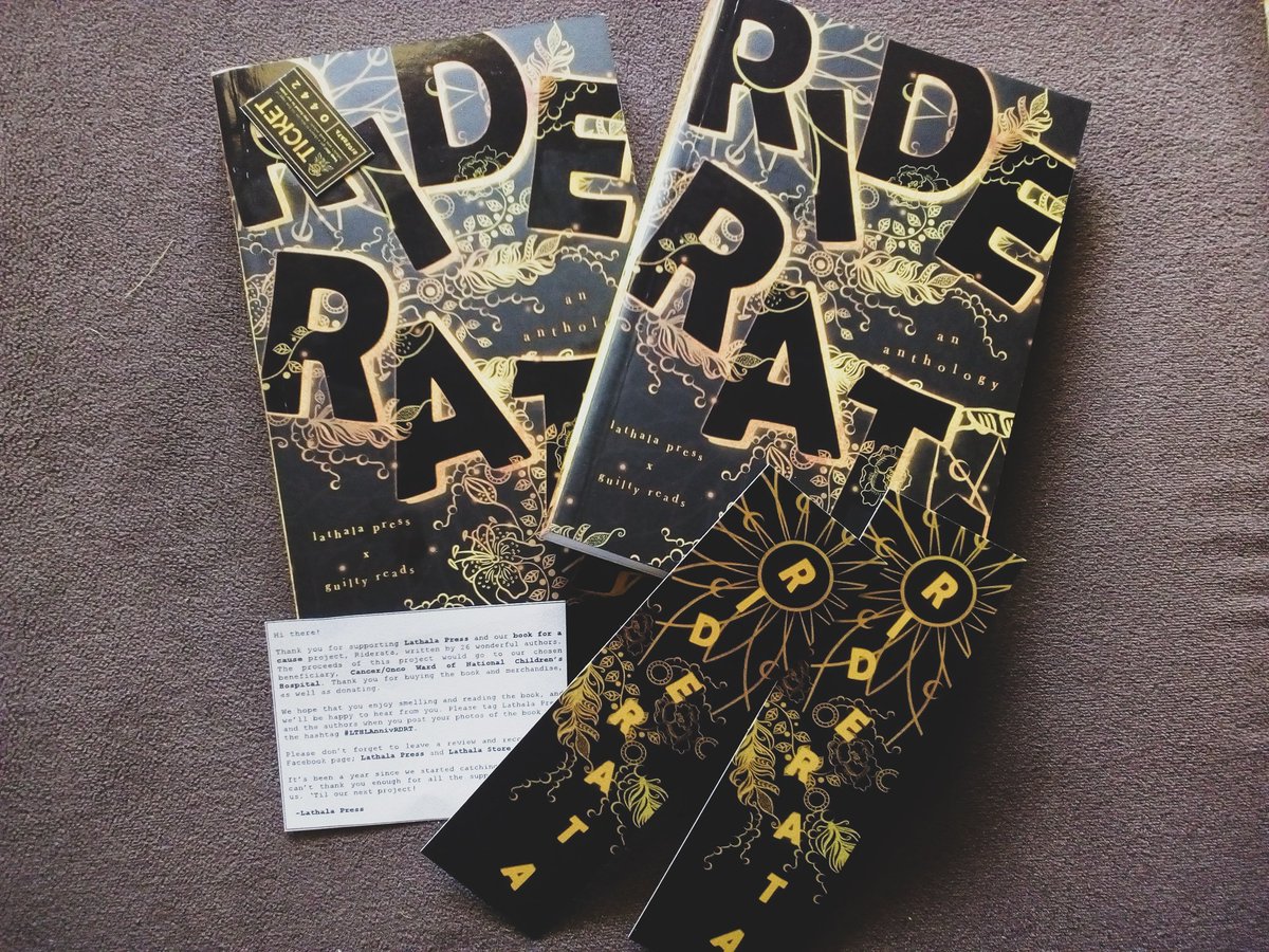 Daprinsesaaaa's tweet photo. #Riderata still makes me so happy. I got my copy yesterday. Thank you, @LathalaPress 💕 https://t.co/8ZcbB3v8Jz