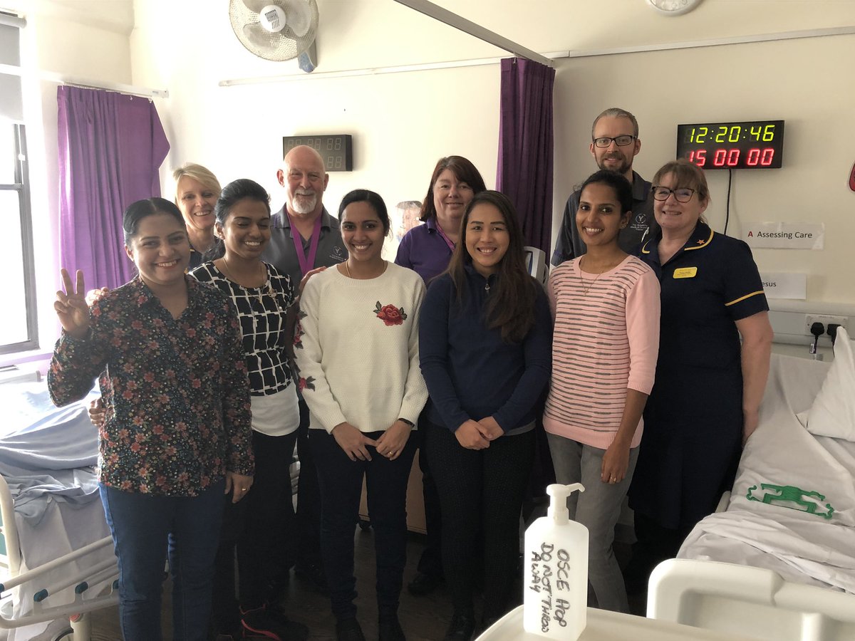 JudeAWebb's tweet photo. Our latest group of nurses attending #OSCE training @YDHAcademy @YeovilHospital @WestonNHS @DCHFT well done guys and we wish you success with your formal OSCE exams in the near future. #workingTogether41NHS @helens05 @NatalieJIbrahim @ravmeelu @PatriciaSpruce #TeamOSCE https://t.co/BBleMo2x85
