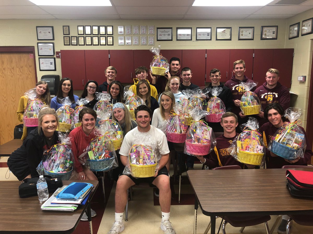 Our leadership class made easter baskets of donated items for those who may otherwise not get one. All 22 baskets are being donated to Ronald McDonald House in Cincinnati.