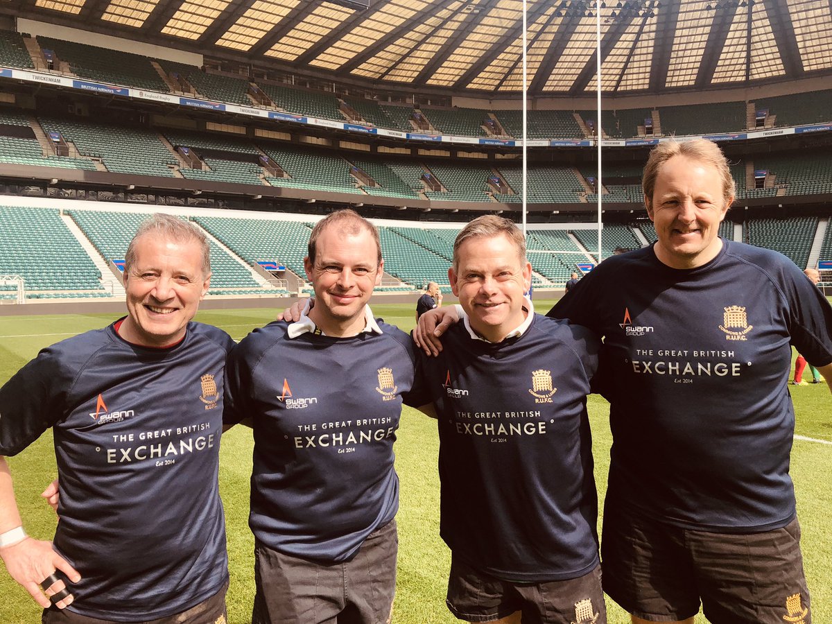 nadams's tweet photo. Absolute privilege to play rugby at Twickenham today in aid of @TheRugbyCharity & #TryforChange . Itโs up there with playing darts at the Ally Pally & cricket at Lordโs, it just hurts more. @tobyperkinsmp
@MarkPawsey
@mattwarman https://t.co/FX3D0fWrG1
