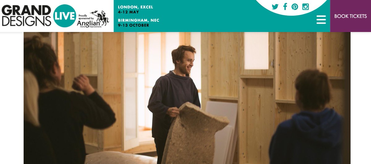 thermafleeceUK's tweet photo. Watch a live self build take place as @StudioBark create a home using the U-Build concept. @GDLive_UK @ExCeLLondon between 4-12 May #thermafleece #insulation #naturalfibres #innovativebuildings #studiobark #boxhouse #gravenhill #Channel4
#gravenhillbuild https://t.co/Q8YAkxmLwc