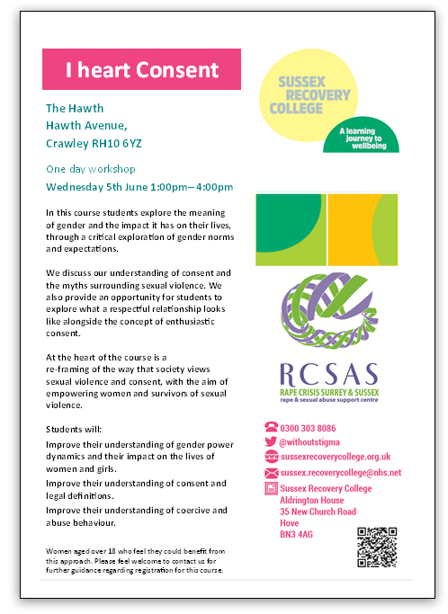 Sussex Recovery College tweet media