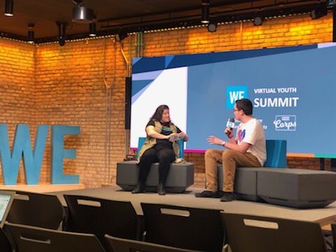GGervais5's tweet photo. My experience at the WE Global Learning Center was amazing. I got to meet Marc Kielburger, one of the founders of WE! https://t.co/crFMXo90OT