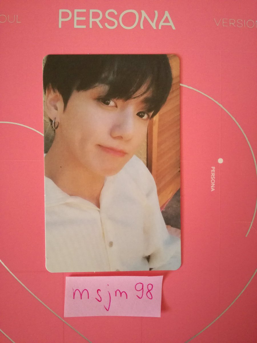 msjm98's tweet photo. Have: Jungkook version 3 photocard
Want: Jimin version 1 photocard
Location: Italy
WWT: maybe, but prefer within EU
@tradkpop @BTSTradingPC @BTStrading_USA @TradesKpop @pctradeusa @kpopthriftshop
#btsphotocardtrade #bts_trade https://t.co/IZLfpiM3zc