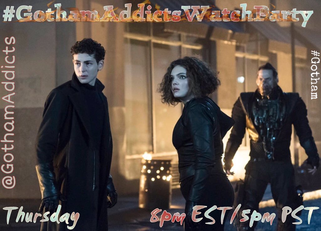 PaisleyClover's tweet photo. 12 hours until the next @GothamAddicts #GothamAddictsWatchParty! You’ll laugh, you’ll cry, you’ll get sick of hearing the word ‘penultimate,’ so be there tonight at 8pm EST/5pm PST on FB at https://t.co/oHSWqiAvN4. @Gotham @GothamTVPodcast @SeanPertweeFans #Gotham https://t.co/vc1gjzE0xz