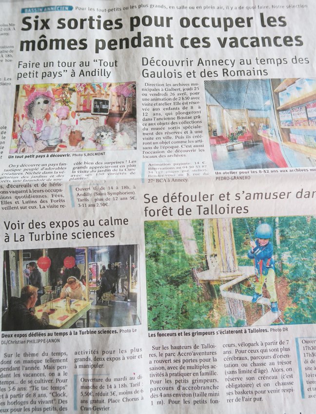 ComSciComCa's tweet photo. Le travail de #chargee de #communication s'est aussi faire la #revue de #presse hebdomadaire print et web. Bonne pioche ! Articles sur notre partenariat avec le service de l'eau #annecy #espagnoux, les #ateliers pdt les #vacances #yoga #famille @@CCSTI74 https://t.co/w272rqyTs5