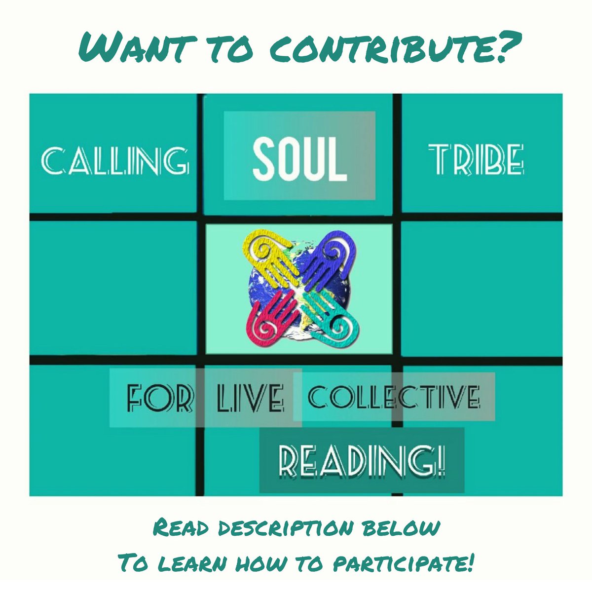 SoulTribeNet's tweet image. Calling all Tarot, and Oracle readers in the collective, healers, lightworkers and intuitive souls, to come together for a Collective LIVE Reading on May 1st! 

Email information@soultribe.net to Sign Up!

#Lightgrid
#STN
#Soultribenetwork