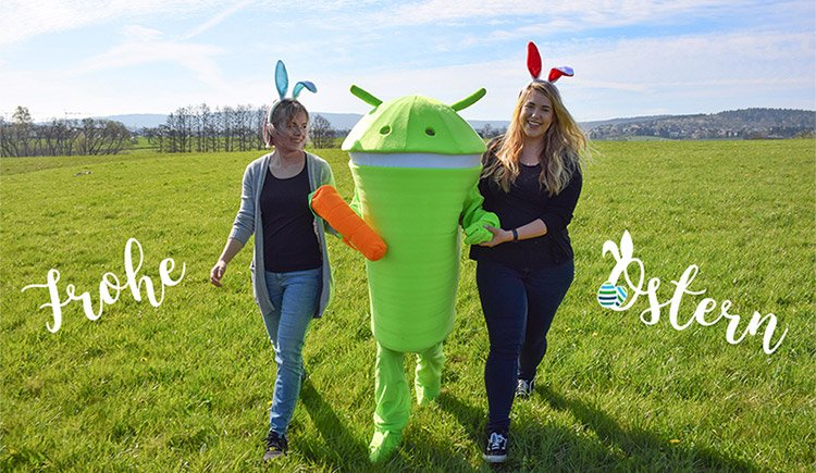 icsgroup_eu's tweet photo. Frohe und sonnige #Ostern 2019 wünschen die #ICSGroup und "unser Android". 

Information &amp; Beratung zu zukunftssicheren #Android Lösungen für Ihre #Mobile #IT gibt es hier: https://t.co/NX0341fhDF #ICSGroupWorld #SupplyChain https://t.co/eOvONPDY6f
