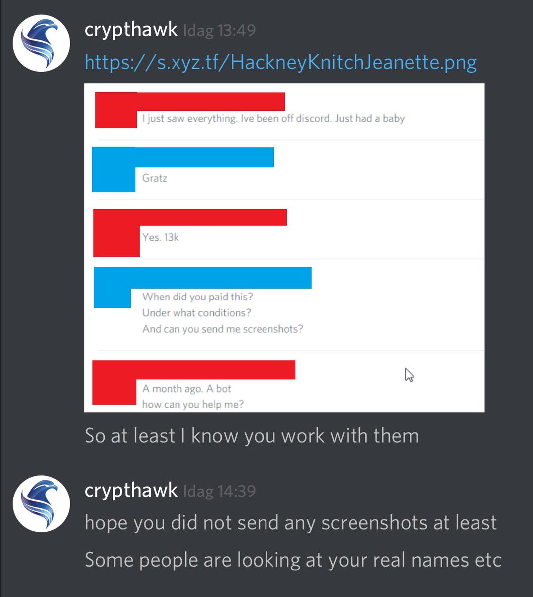 @TheCryptHawk is a Scammer tweet media