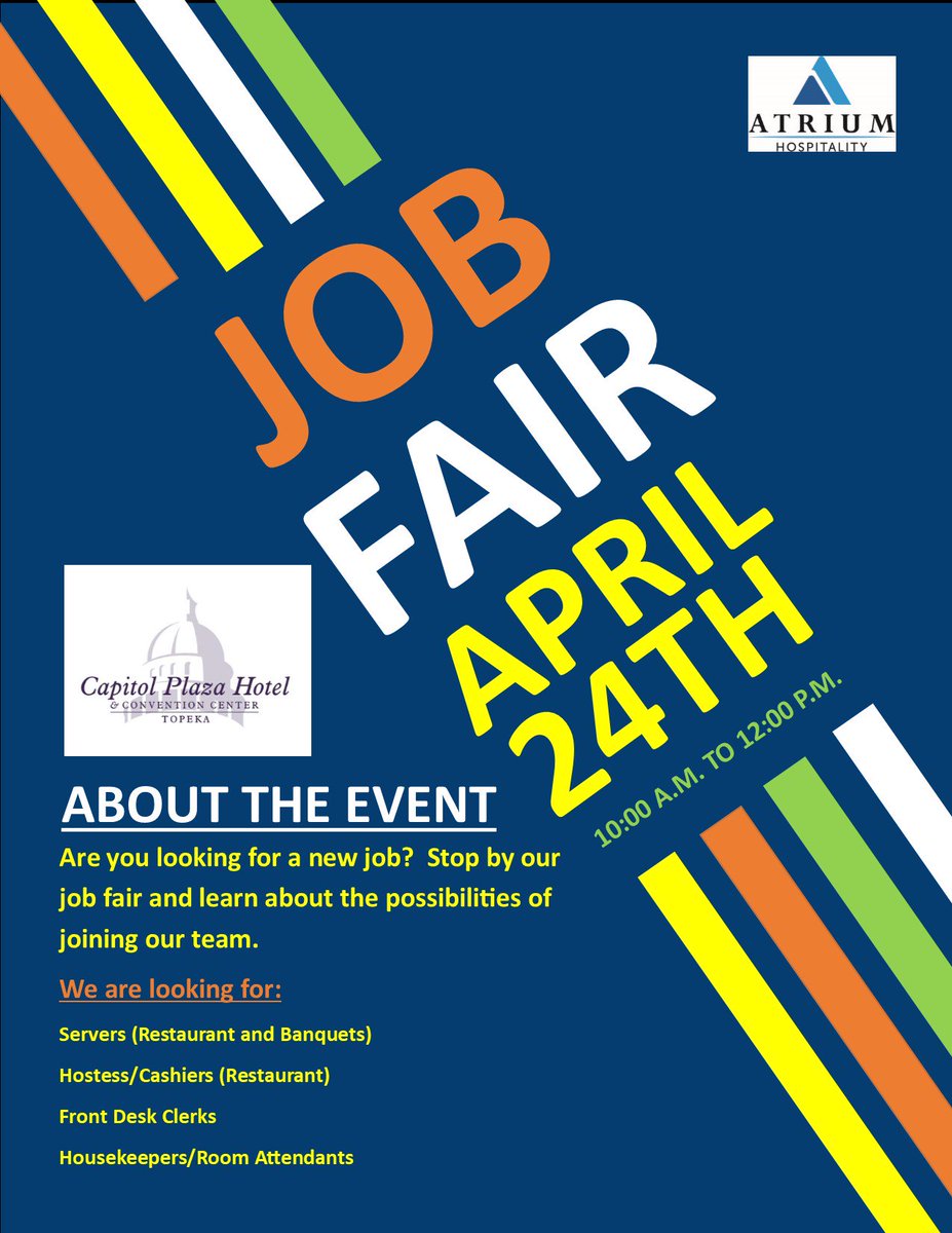 Check it out! #Job fair is just around the corner. We're #hiring