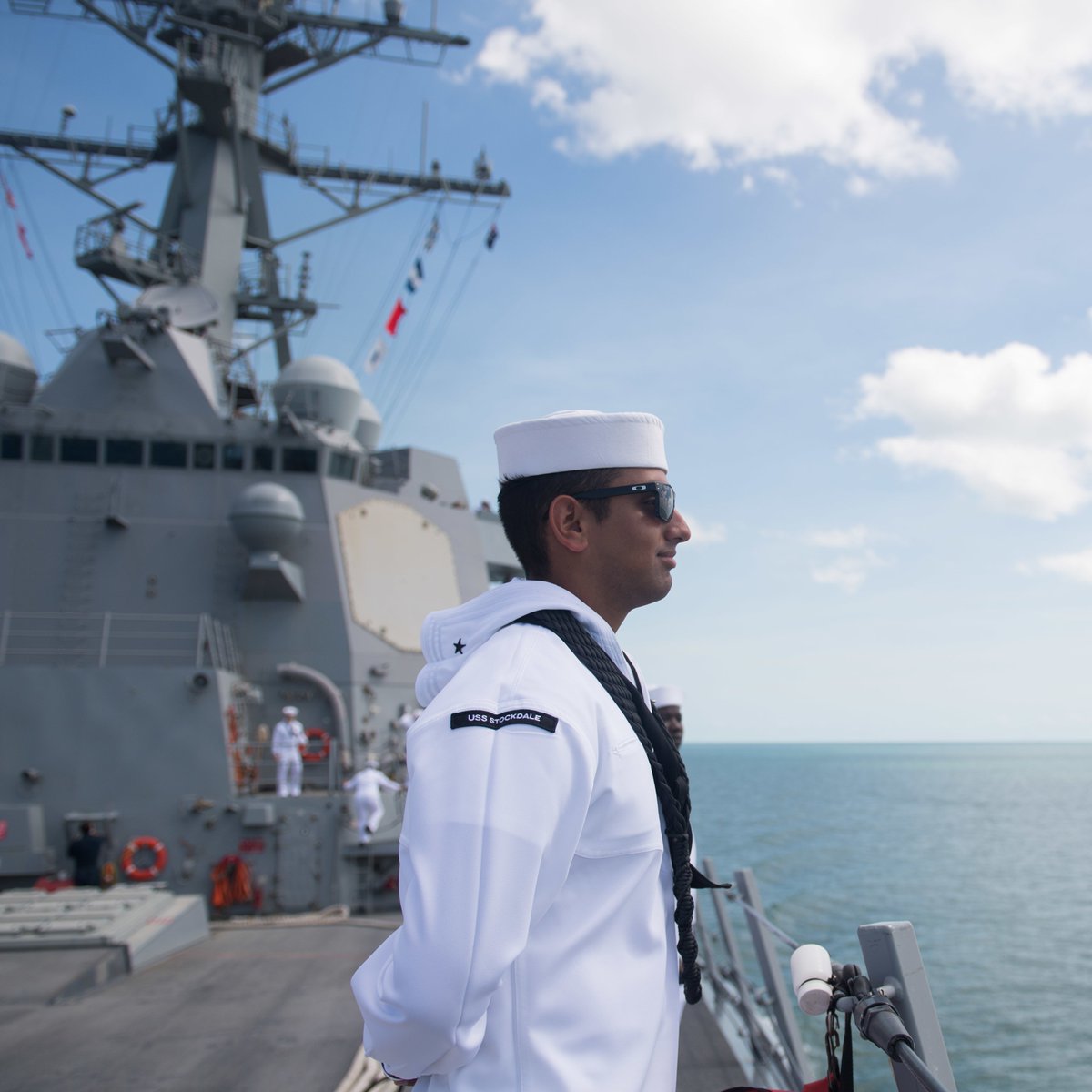 USPacificFleet's tweet image. #USSStockdale visits Darwin, Australia, during @US7thFleet operations: go.usa.gov/xmDgU #DDG106 #USNavy