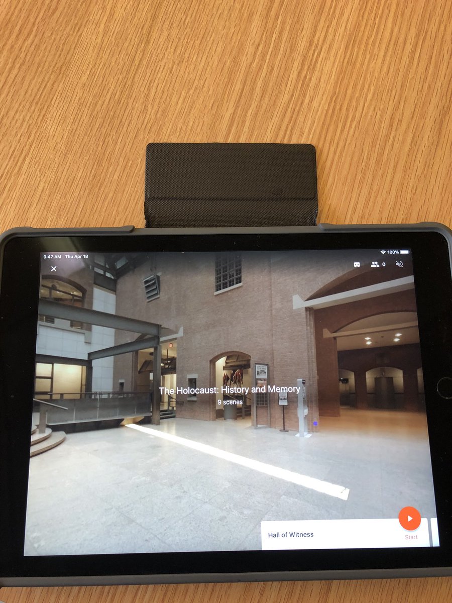 Nearly 300 freshmen are exploring the Holocaust with Google Expeditions VR to support the work in their classrooms. Teachers came to learn so they can try it with their students too! Great collaboration with the librarian, teachers and Ed Tech. #epsedtech #epspride <a href="/myMVLibrary/">Judy Wittenberg</a>