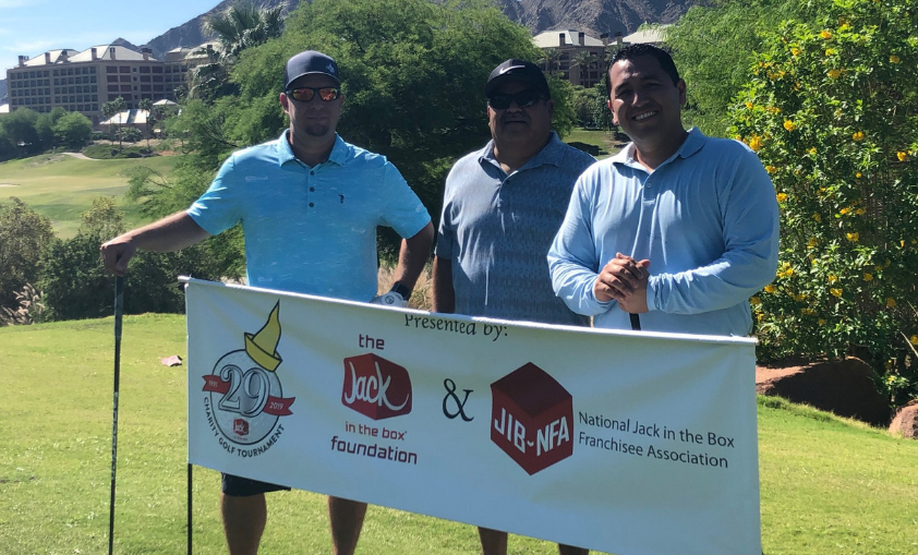 DARPROSolutions's tweet image. We are in California for the Jack in the Box Charity Golf Tournament at the @hyattregency_iw. It is a great time to play a round with our partners and friends. #Jackchilla #golf #charity @JackBox