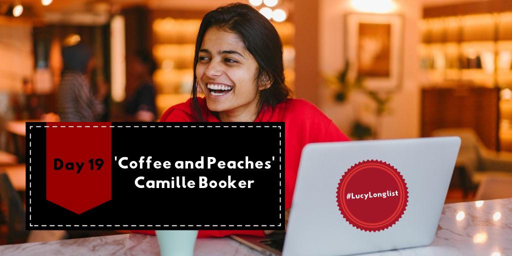 "Growing up in wartime Australia, Frances crosses the world to find her brother. Amid questions of equality, fear of the ‘other’ and social turbulence, she finds guidance in her own inner voice."

Coffee and Peaches by <a href="/CammyBook/">Camille Booker</a> is 19/20 in our #LucyLonglist.