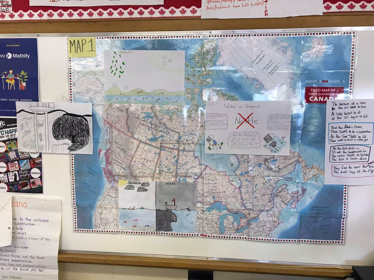 HannahA089's tweet photo. Thank you to @alcdsb_ofat Grade 8s for the great workshop yesterday looking at some of Canada’s resources #freshwater #oil #10millionkm @kdepa020 @AMBarrett2 https://t.co/1ZOgapsJuL
