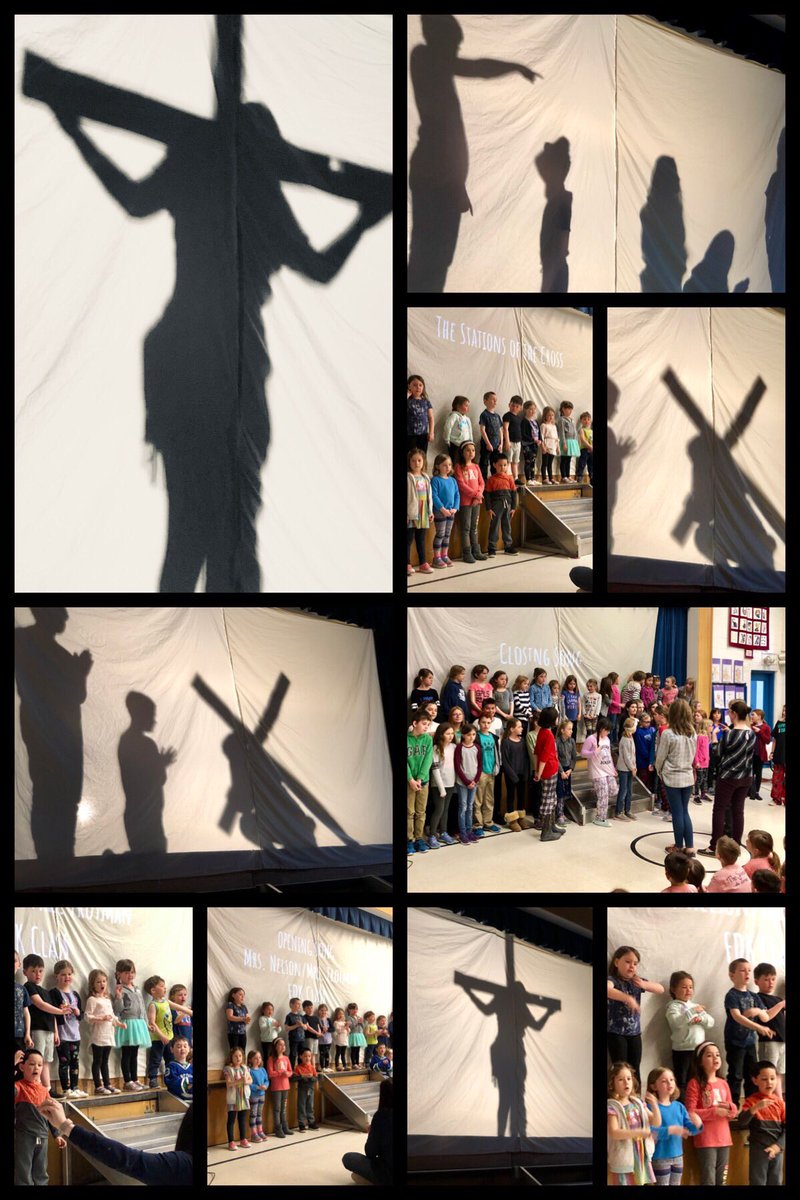 StMaryCford's tweet photo. Our Grade 7’s led the school in the Stations of the Cross. @MrsNandMsF class opened with their beautiful kindergarten voices while our choir closed the service. Today we are truly blessed to be a part of God’s family! @PVNCCDSB #pvnccelebrates #pvncleads https://t.co/fxA5YiHJNe