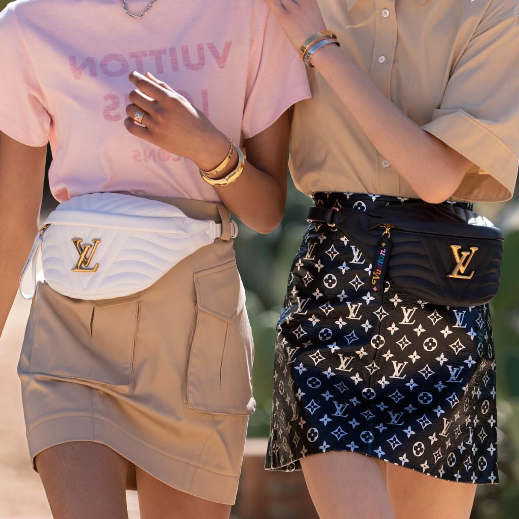 Louis Vuitton Wave Light Blue Bumbag