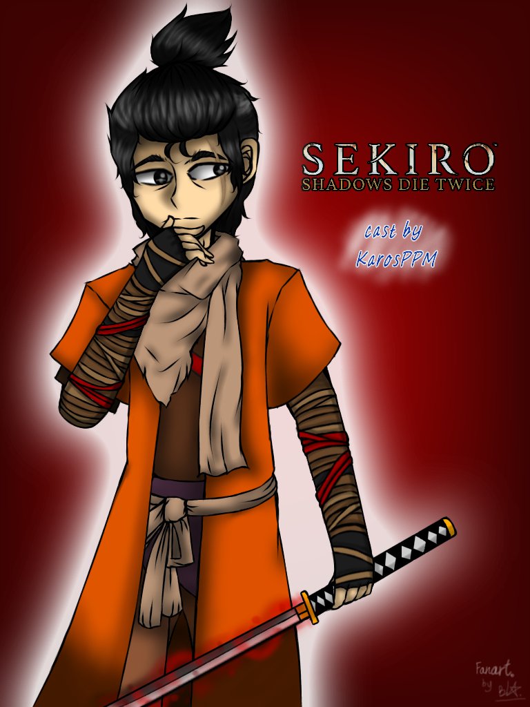 บลสต Sekiro Shadows Die Twice Cast By Karosppm Kpapermoon Sekiro Sekirofanart Karosppm Liber000art
