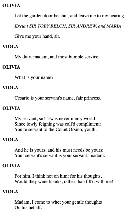 Mccree The Heir Of A Man Named King Twelfth Night By Shakespeare Is A Comedy Following A Love Triangle Between Viola Disguised As A Man Named Cesario Unbeknownst To The