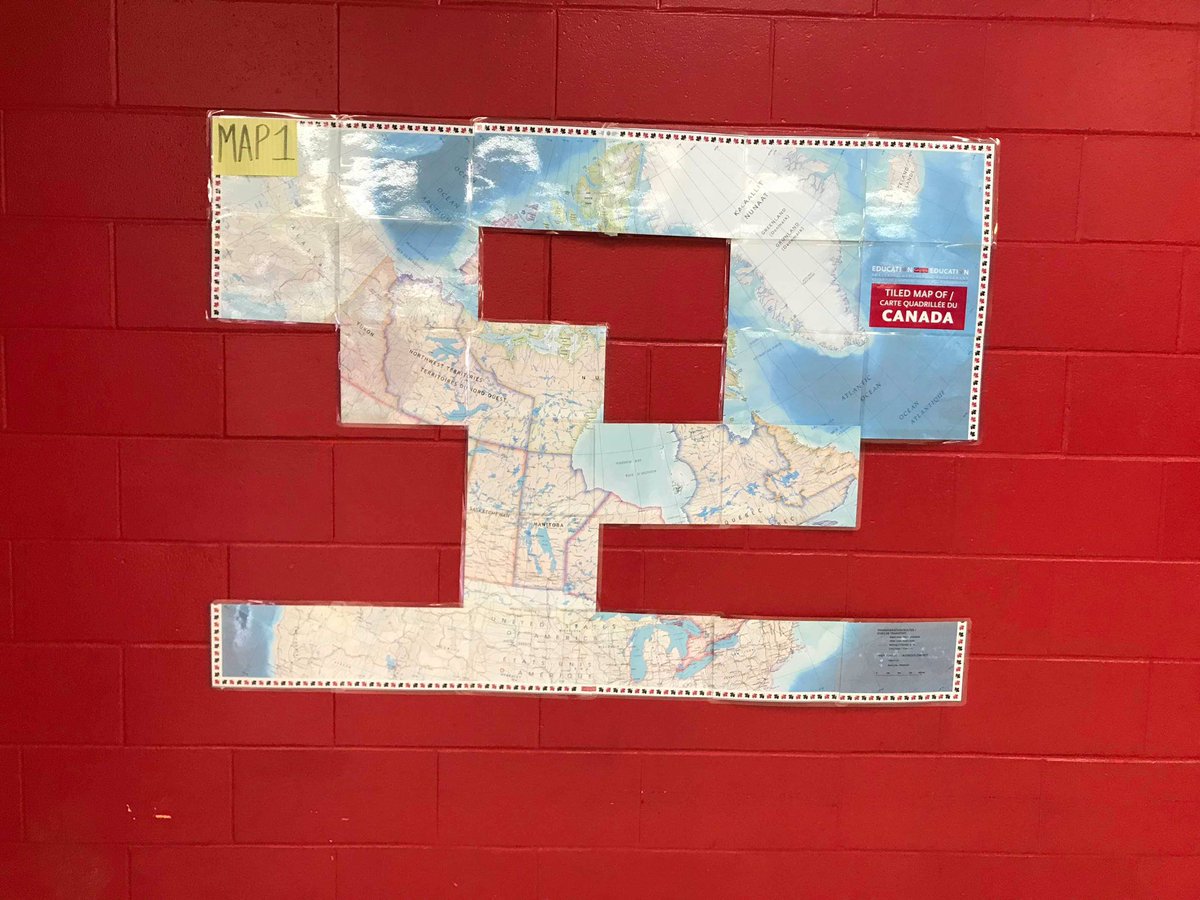 HannahA089's tweet photo. A big thanks to @alcdsb_paul for inviting us into their school to work with Grade 8 and 9 students to take apart Canada and explore it’s resources this week. #10millionkm @LisaRomanoParli @LandryKyte @kdepa020 https://t.co/QnqFXcYQev