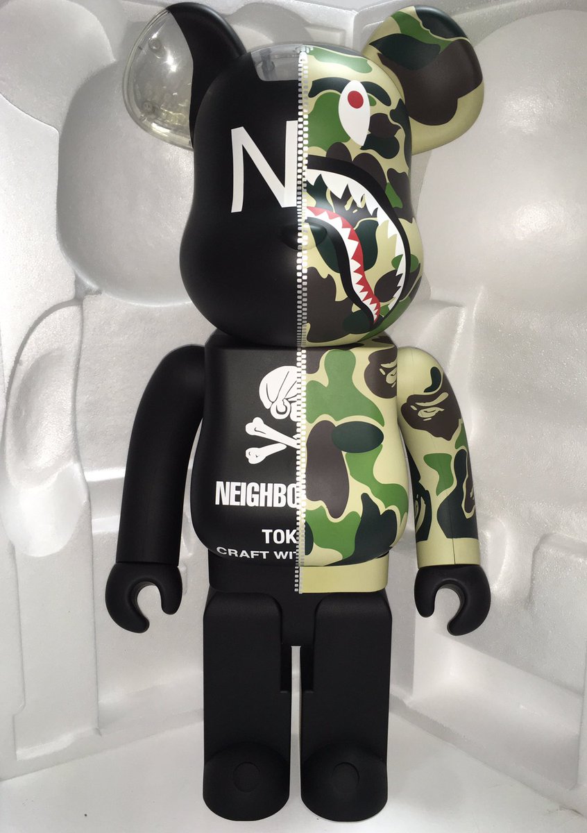 bearbrick bape neighborhood