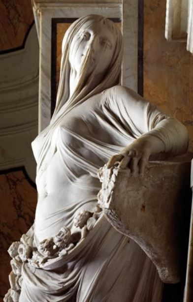 Cromerty's tweet photo. You could go up to any of these statues, and just gently lift the thin film of cloth away #strazza https://t.co/c8ZPXVMq4a