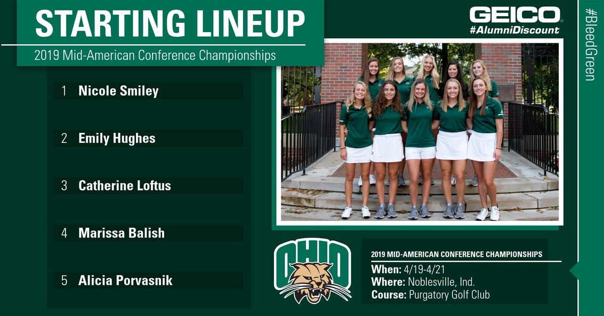 ⛳️⛳️ Ohio Women’s Golf Set for 2019 Mid-American Conference Championships bit.ly/2Djmp5W #BleedGreen ⛳️⛳️