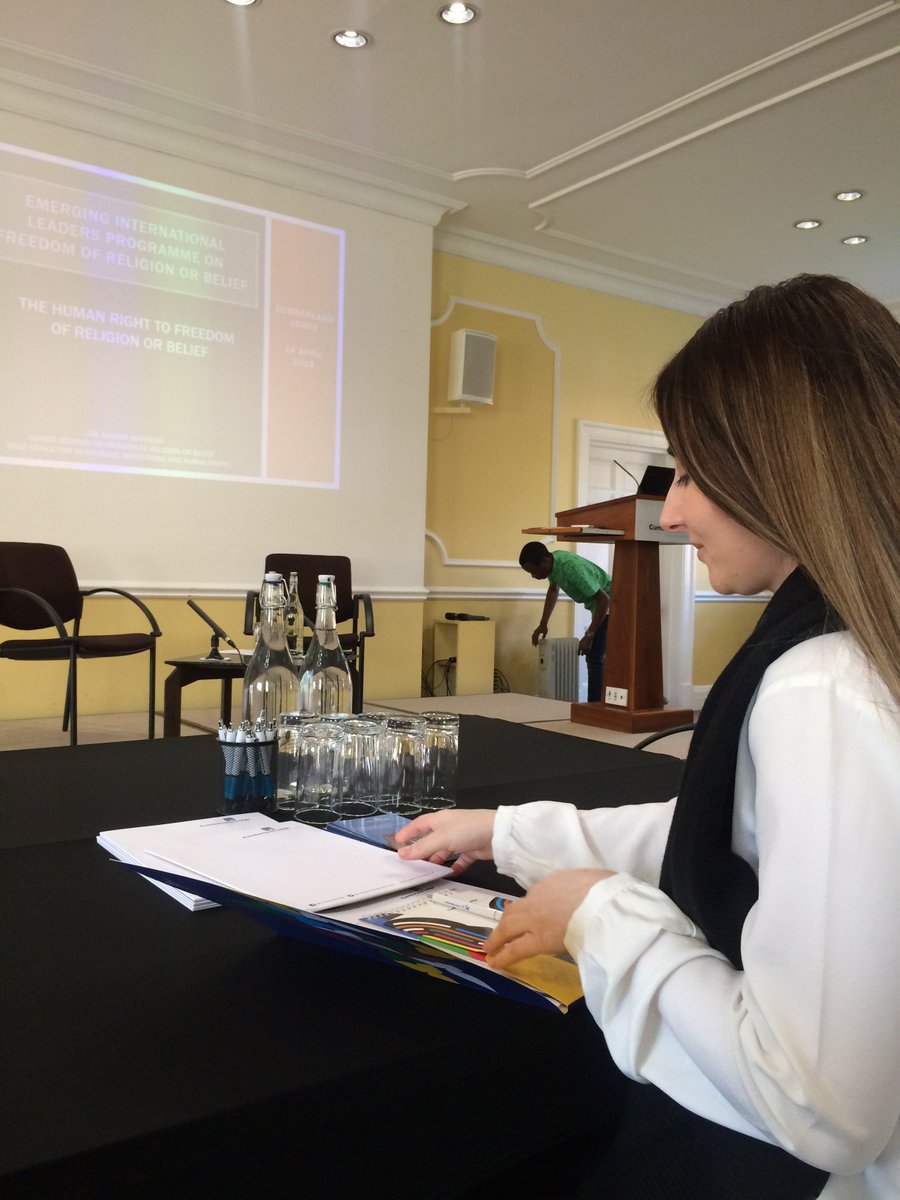 anxhelabruci's tweet photo. Emerging International Leaders programme on Freedom of Religion or Belief. Meaningful debates and conversations with an academic from the University of Oxford, an expert from OSCE, and scholars. @CumberlandLodge Lodge created a safe environment for debate #freedom  #HumanRights https://t.co/T8MyLbK9TK