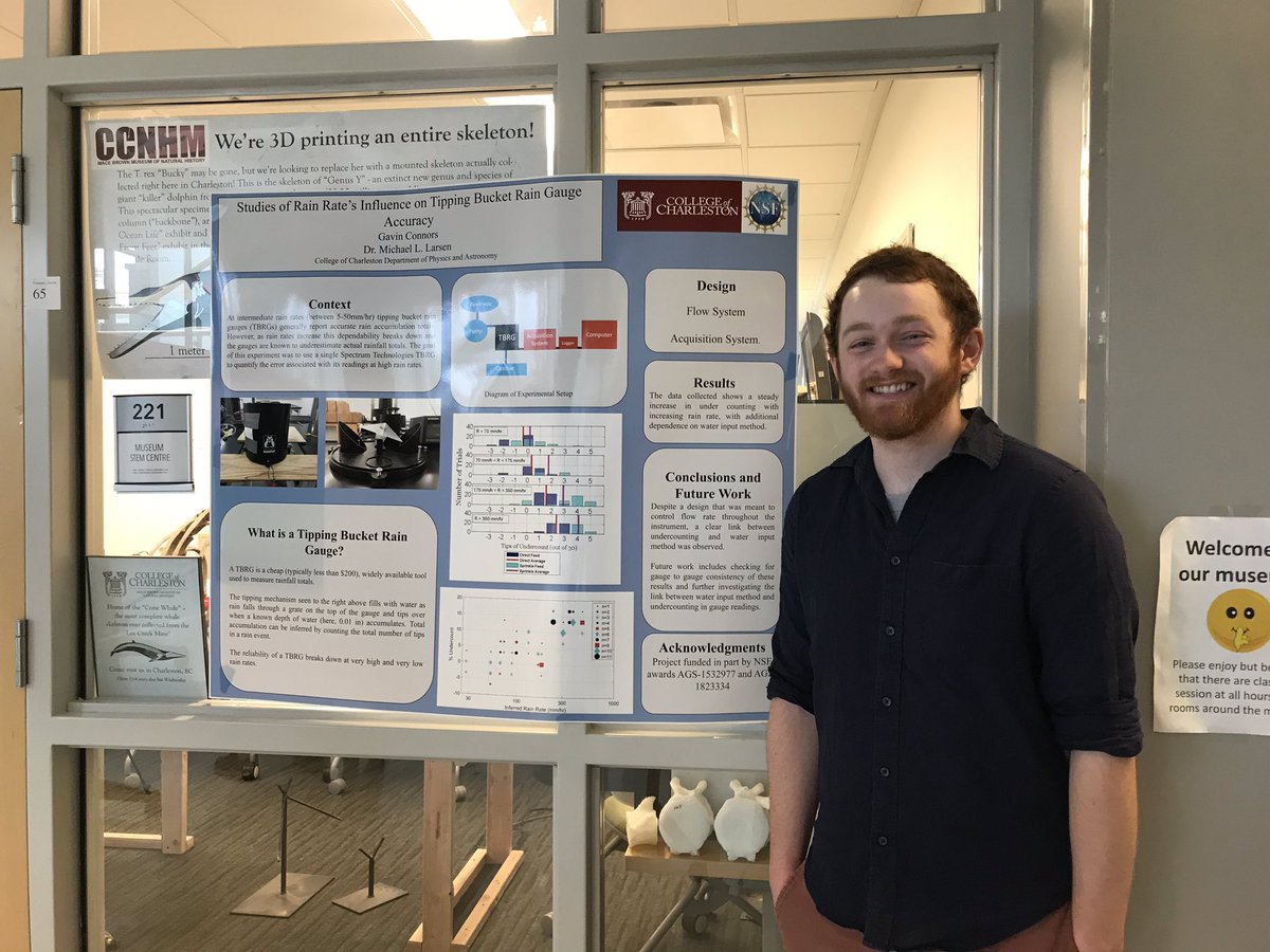 cofcwx's tweet image. Three of our seniors are presenting research today at the @CofCSSM poster session! #metstudents #cofcwx