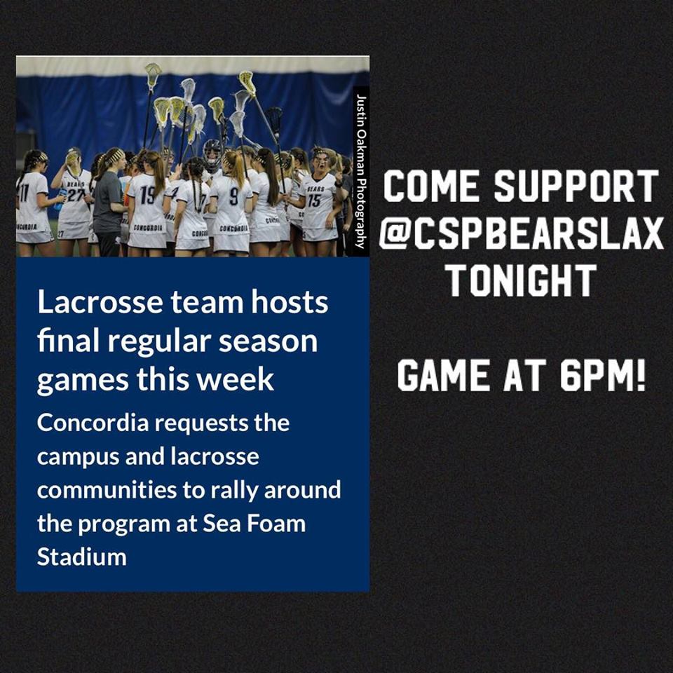 cspministry's tweet photo. If you're around today, join us at the @CSPBearsLAX to rally around this team and as CSP! #weareCSP #GB4L
https://t.co/eVxdrNdCDb https://t.co/WNtWzuHshy