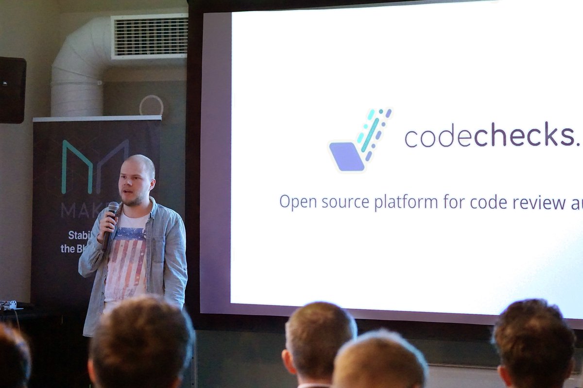 BHWarsaw's tweet photo. Photos from the Demo Night - part 1/2.
Thanks to our amazing speakers and their projects! @zippiehq @stskeeps @xunkulapchvatal @codechecksio @krzKaczor @ethworks @ethmarek https://t.co/uh74VVthVn