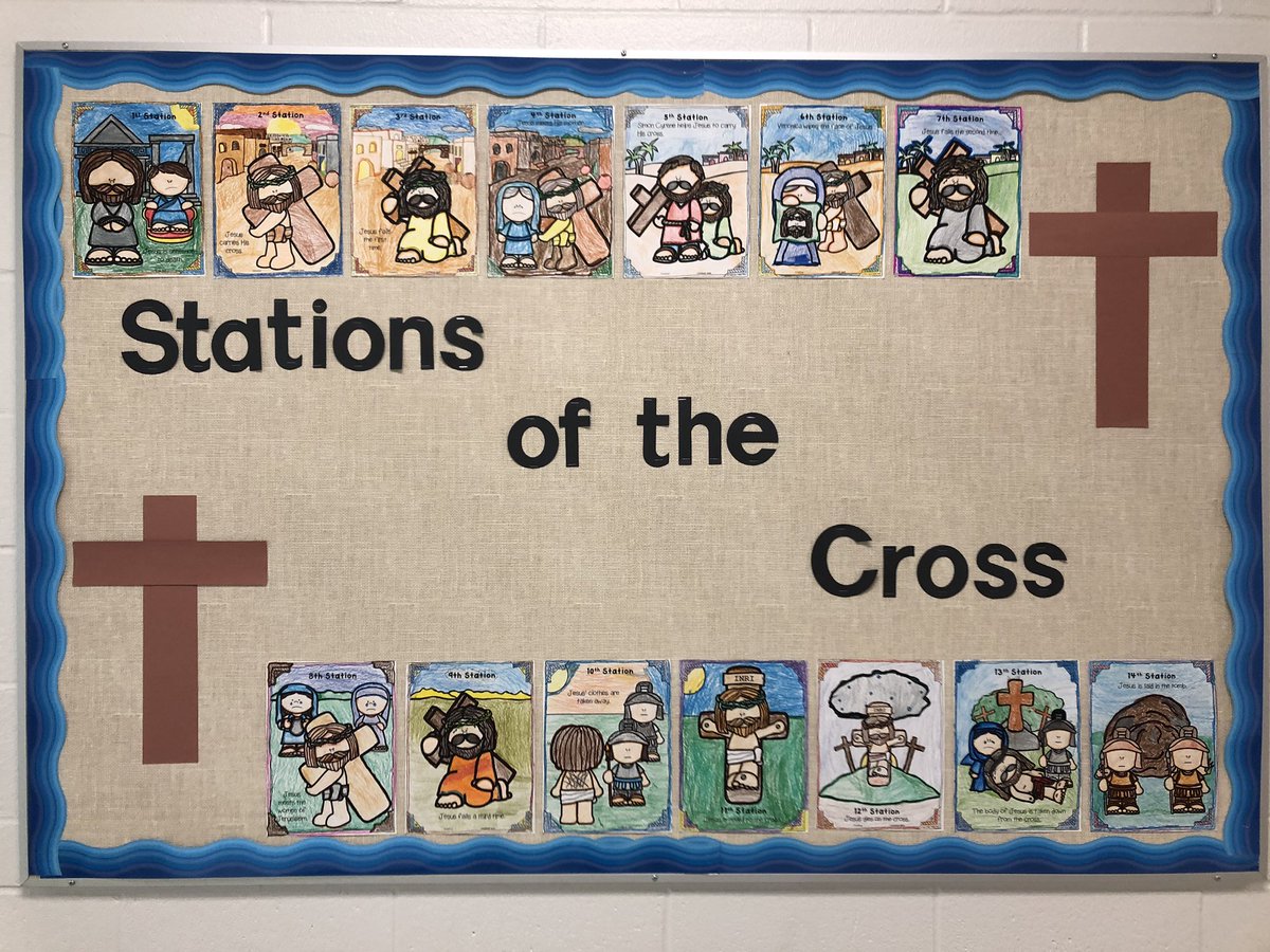 StMargueritCCSD's tweet photo. Thank you Gr. 2 for a great morning as you guided us through the Stations of the Cross. https://t.co/2eF6A6Re1z