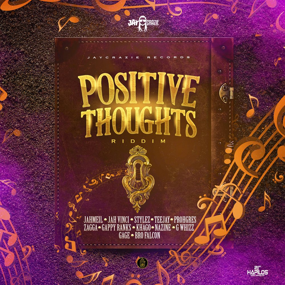 RideDiRiddim's tweet photo. Positive Thoughts Riddim - Jaycrazie Records #Falcon #GWHIZZ #Gage #GappyRanks #Iamstylezmusic #JAHVINCI #Jahmiel #JaycrazieRecords #Khago #Nazine #PositiveThoughtsRiddim #Prohgres #Teejay #Zagga #ReggaeRiddims #Riddims https://t.co/q6bLGGRrdC