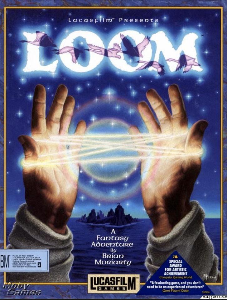 LightTracer2's tweet photo. House of twitter, What'd be the game you A) would really love to see a remake of but B) would be very hesitant to actually play since the game is so interwoven with memories of the original? Mine: #askmeaboutloom #gamedev #indiedev #videogame #lucasarts https://t.co/qp6bQzJESf